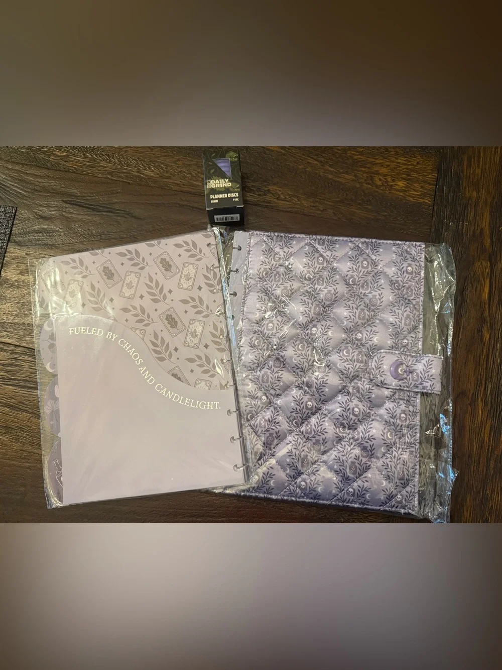 Brand New The Daily Grind Halloween Planner Cover and Dividers